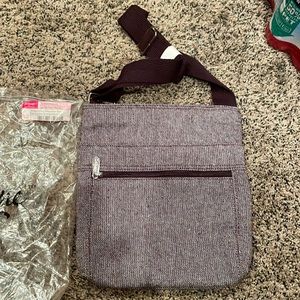 Thirty-one tweed cross body bag